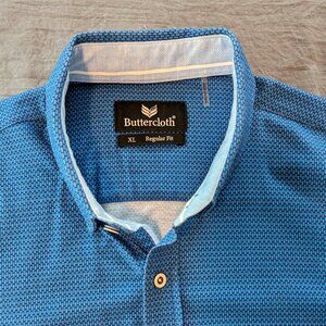 Buttercloth Mens Blue Shirt XL
